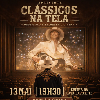 Espetáculo “Clássicos na Tela” leva tributo a Alan Jackson para a Casa das Artes 