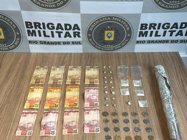 Brigada Militar apreende adolescente por tráfico de entorpecentes em Bento Gonçalves