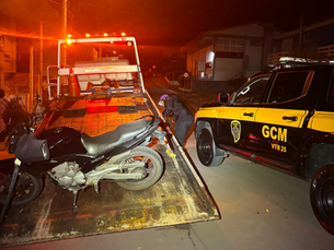 GCM recupera motocicleta furtada no bairro Fenavinho, em Bento Gonçalves