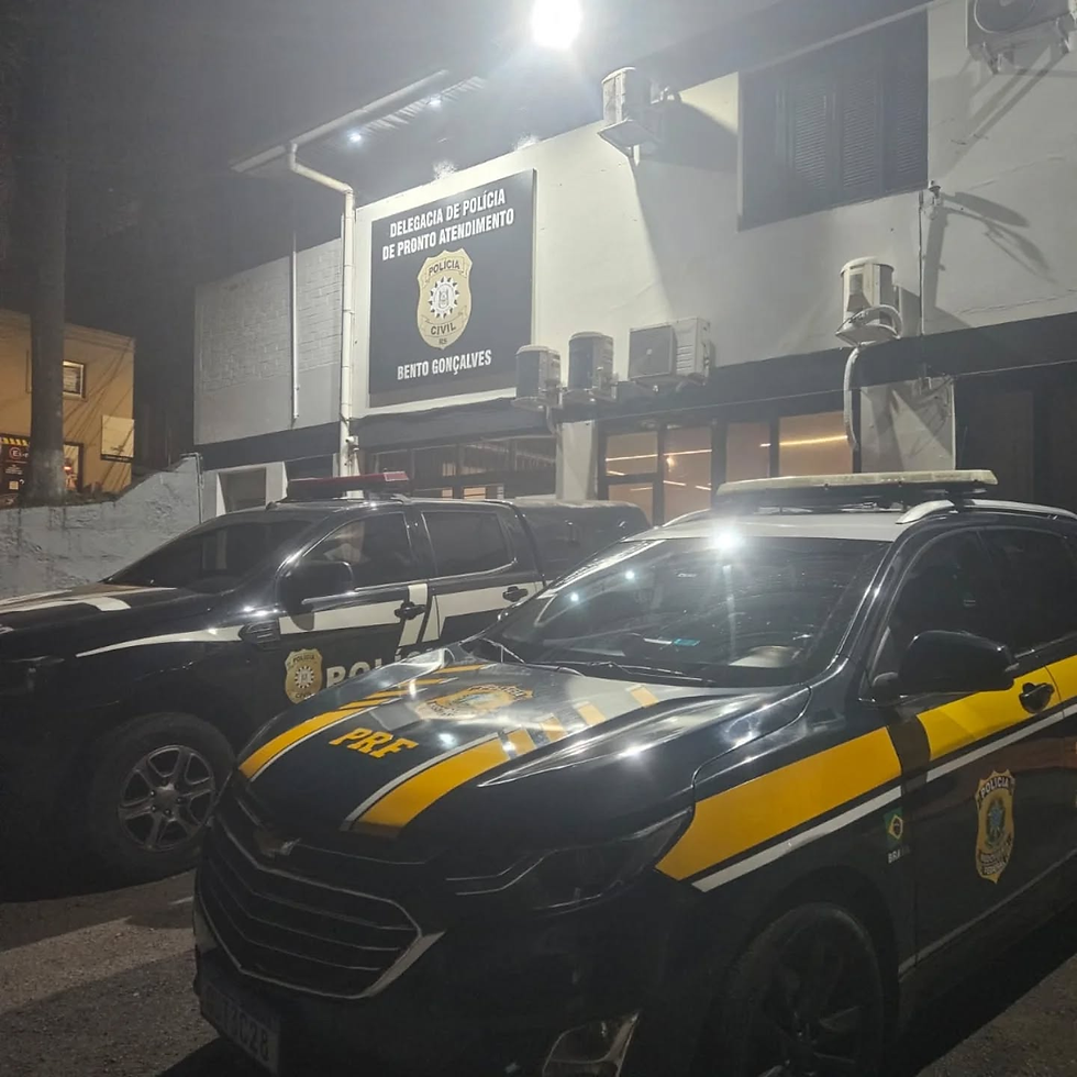 PRF prende homem por desacato durante fiscalização de alcoolemia em Garibaldi