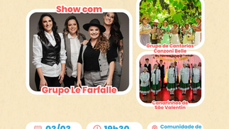 Última semana do Verão Cultural aporta nos distritos de Tuiuty, Vale dos Vinhedos e Faria Lemos