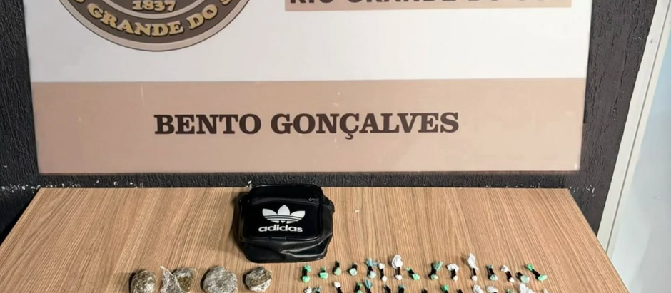 Brigada Militar prende homem por tráfico de drogas em Bento Gonçalves