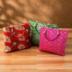 Three colourful Bag shot by Grandio Product Photographer in Chennai