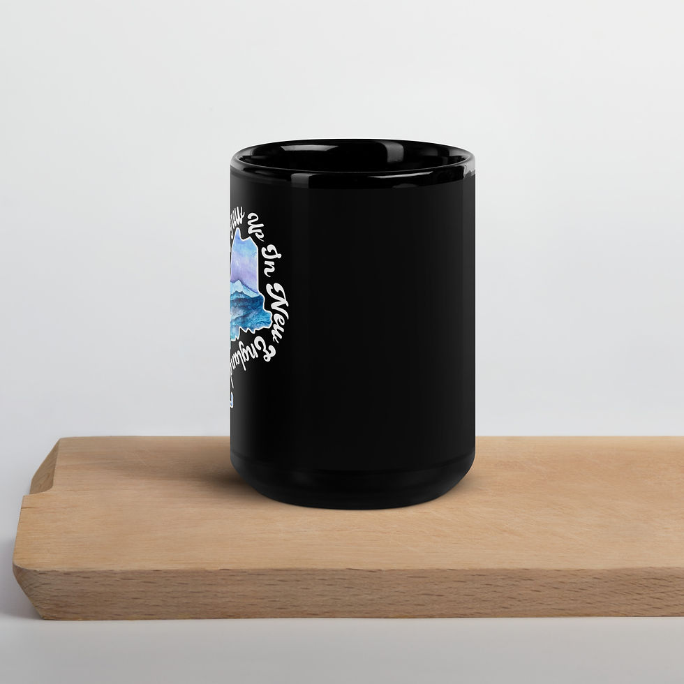 Thumbnail: I’m Mean Black Glossy Mug