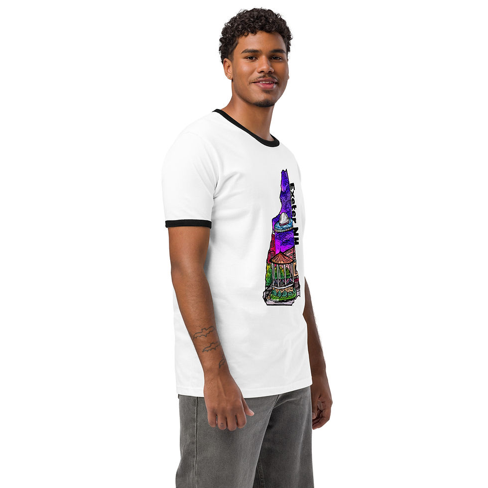 Thumbnail: Incident at Exeter NH Unisex Ringer T-shirt