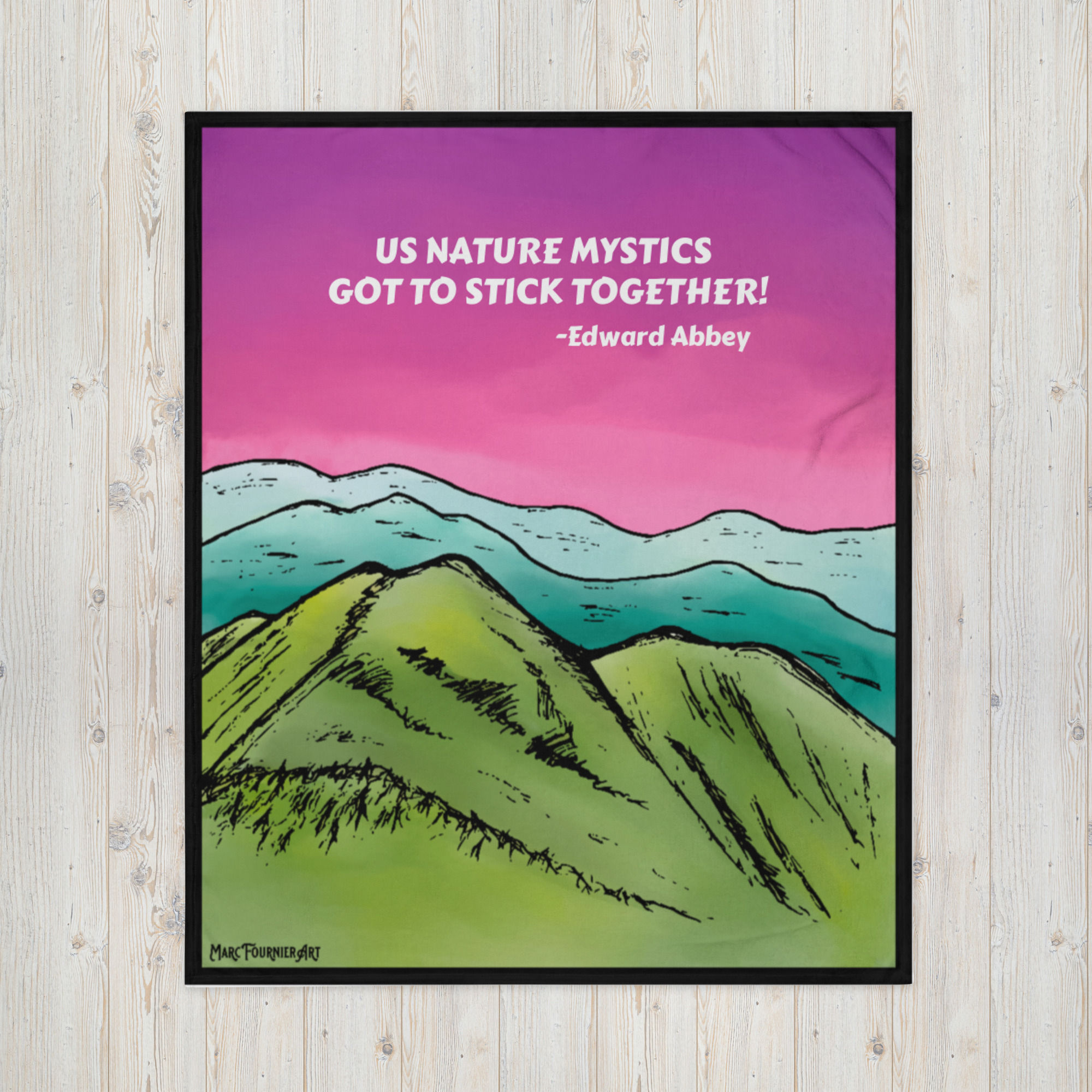 Nature Mystics Throw Blanket