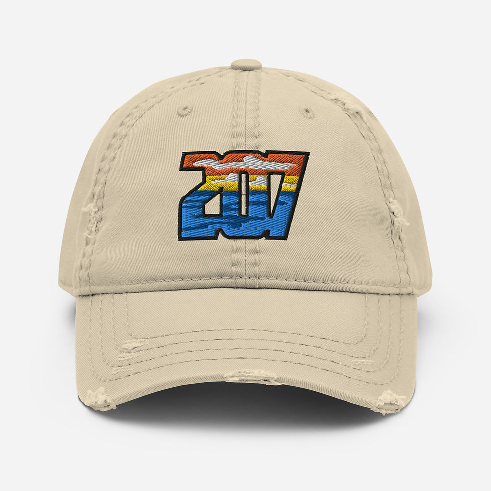Thumbnail: 207 Maine - York Beach - Distressed Dad Hat