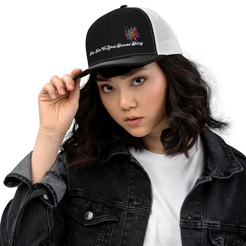 Thumbnail: DMB Dizzy Fire Dancer Trucker Cap