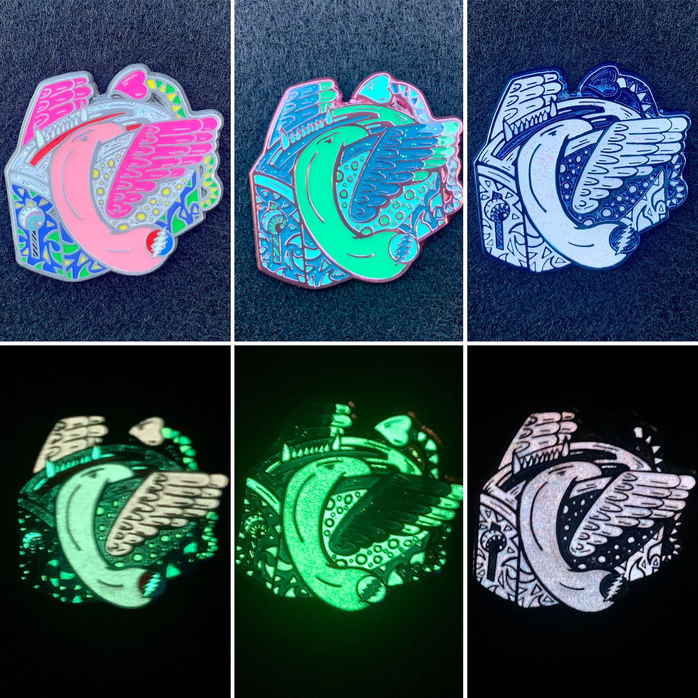 Thumbnail: Psycho Flying Toasters 1.75" Pins
