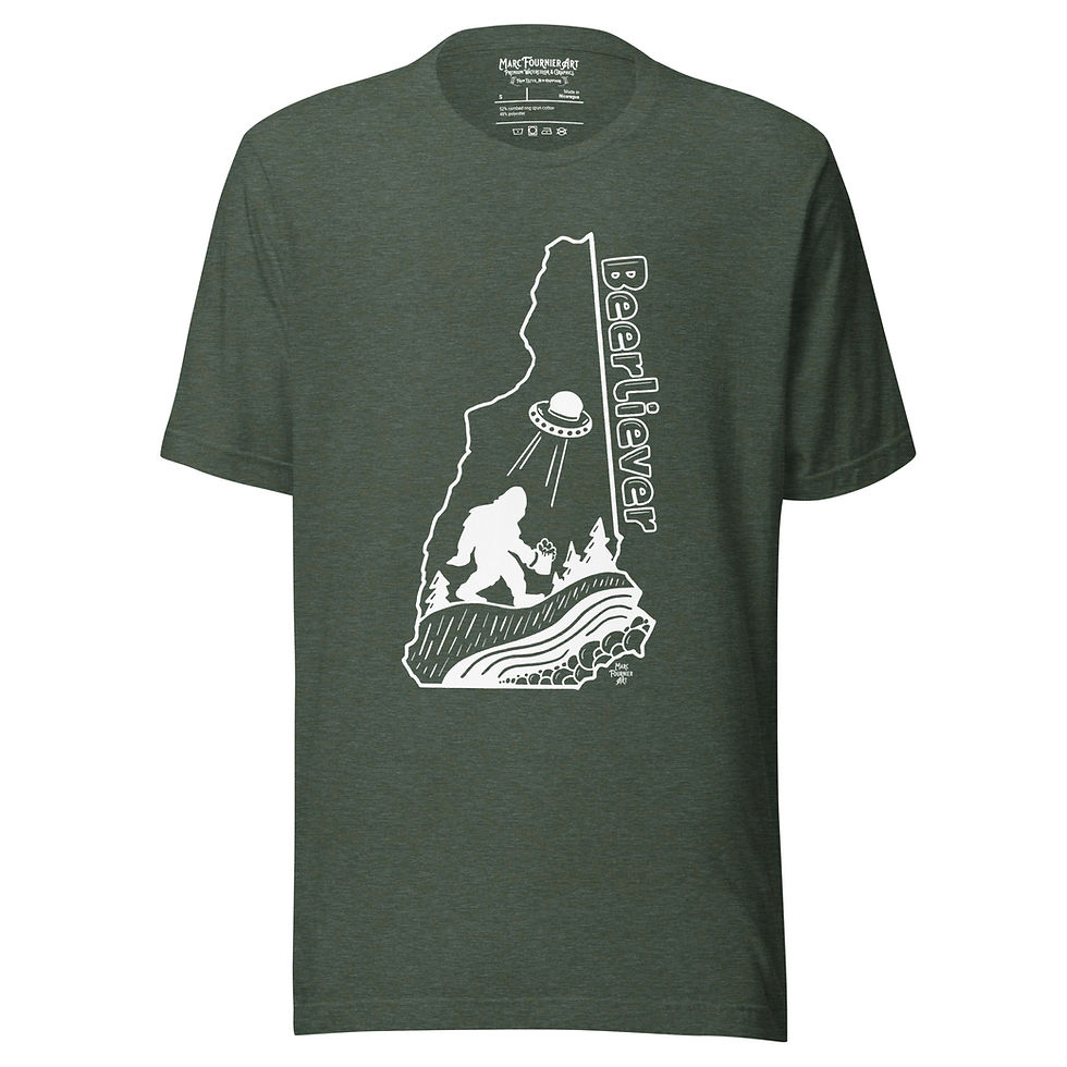 Thumbnail: Beerliever NH Bella + Canvas Unisex T-shirt
