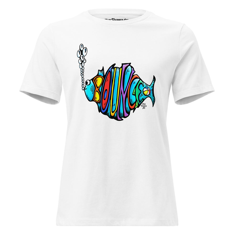 Thumbnail: Bounce Phanart Women's Relaxed Bella + Canvas T-Shirt