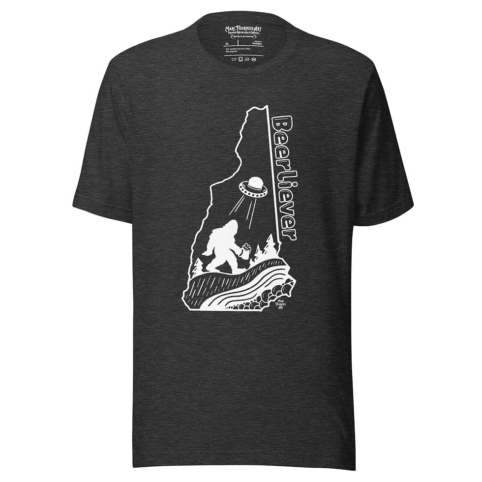 Thumbnail: Beerliever NH Bella + Canvas Unisex T-shirt
