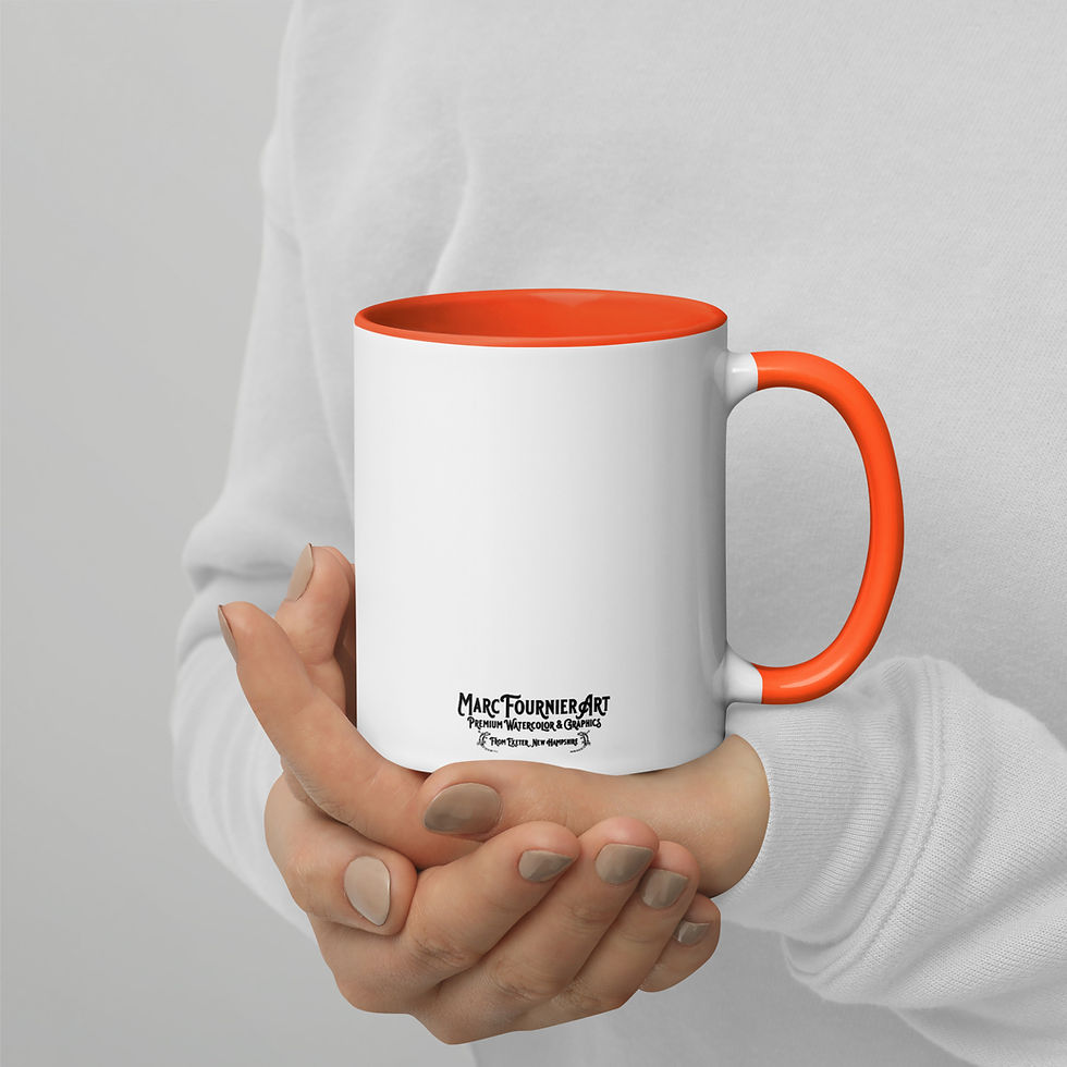 Thumbnail: Bear Cutout of Wilderness Scene Ceramic Mug