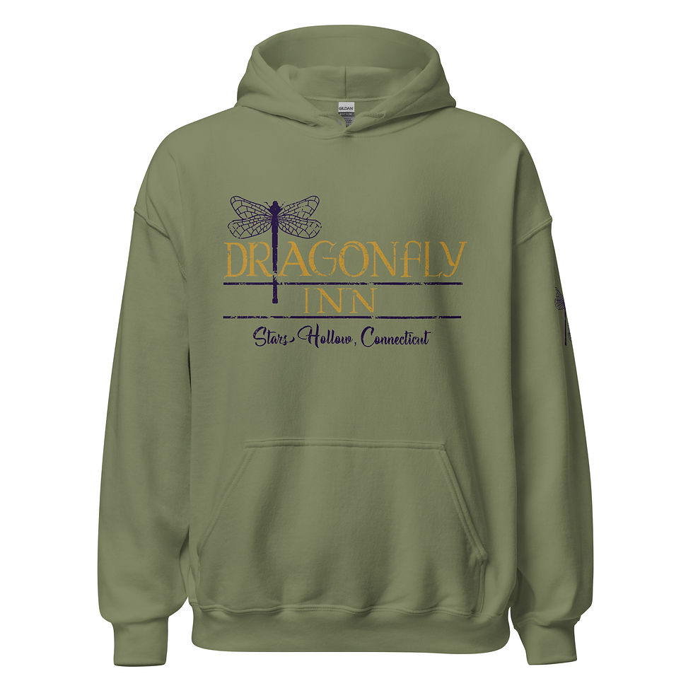 Thumbnail: Dragonfly Inn Unisex Hoodie Custom Gilmore Gear