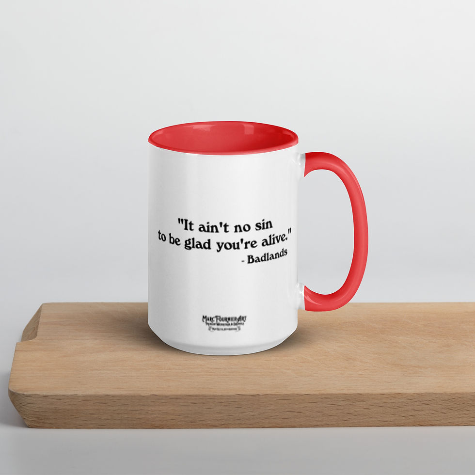 Thumbnail: Vintage Rockstar Mickey Badlands Ceramic Mug