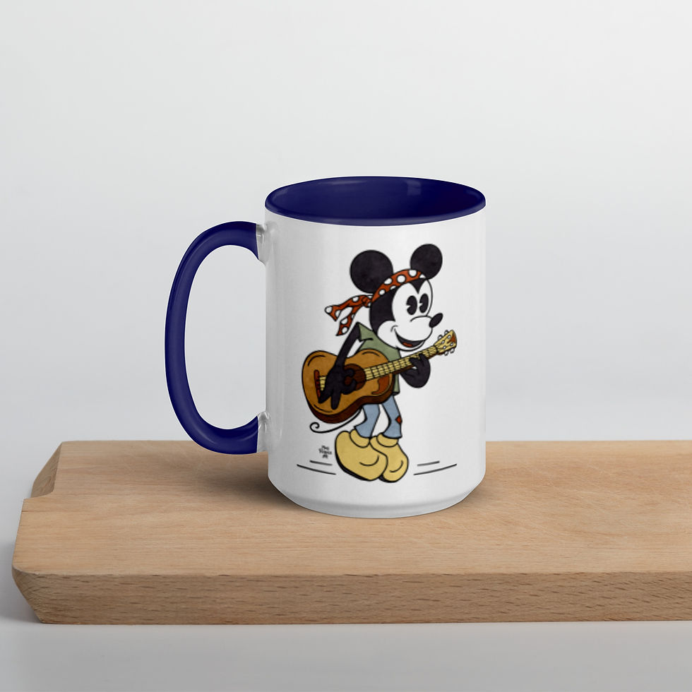 Thumbnail: Vintage Rockstar Mickey Badlands Ceramic Mug