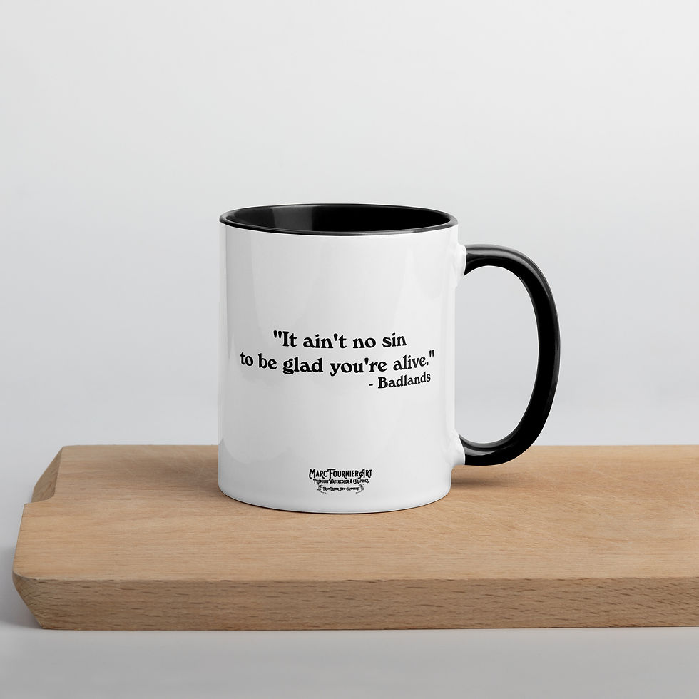 Thumbnail: Vintage Rockstar Mickey Badlands Ceramic Mug