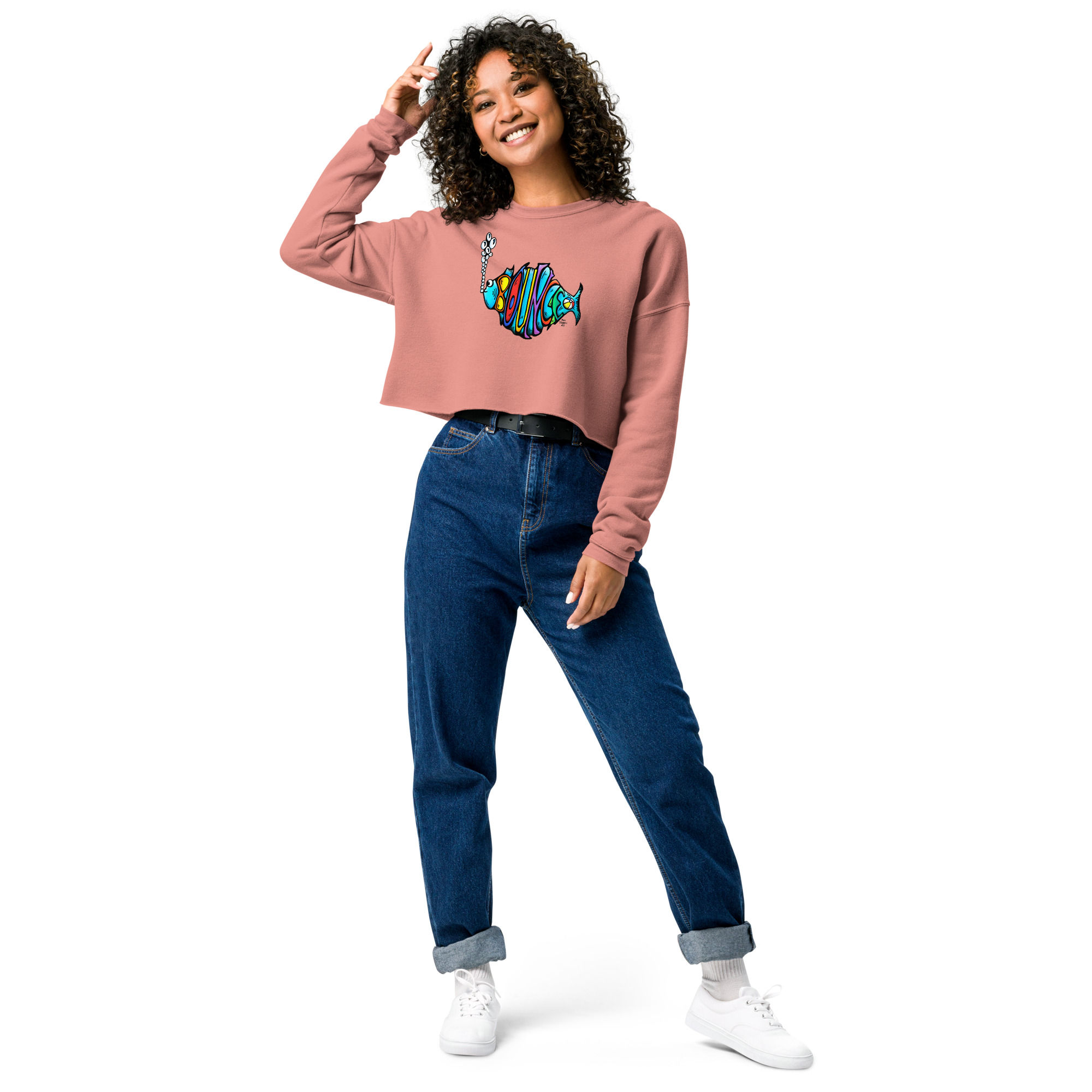 Bounce Bella + Canvas Crop Sweatshirt