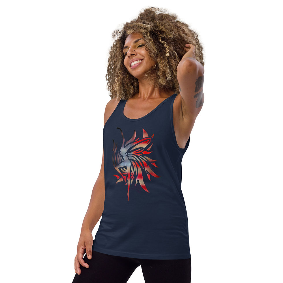 Thumbnail: DMB American Baby Fire Dancer Bella + Canvas Unisex Tank Top