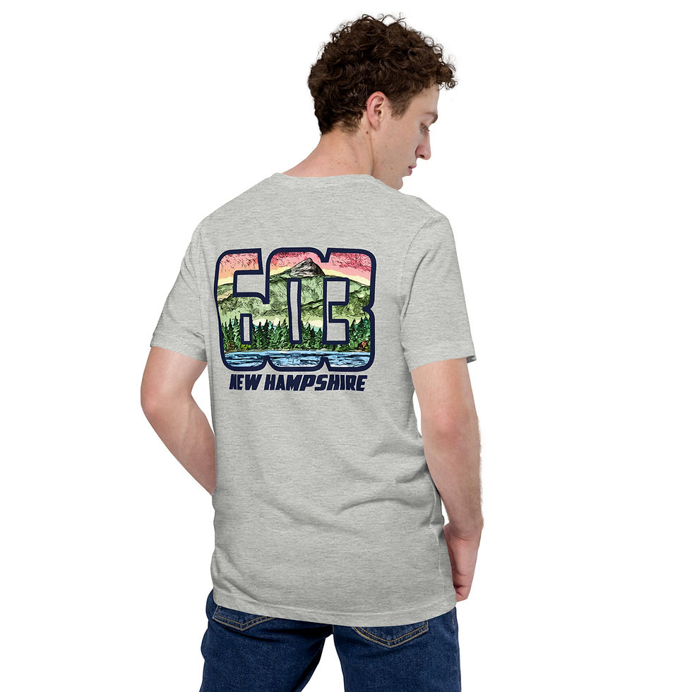 Thumbnail: 603 NH Mt Chocorua Bella + Canvas Unisex T-shirt