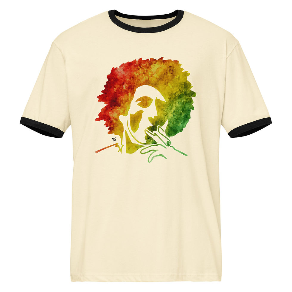 Thumbnail: Catch A Fire Unisex Ringer T-shirt