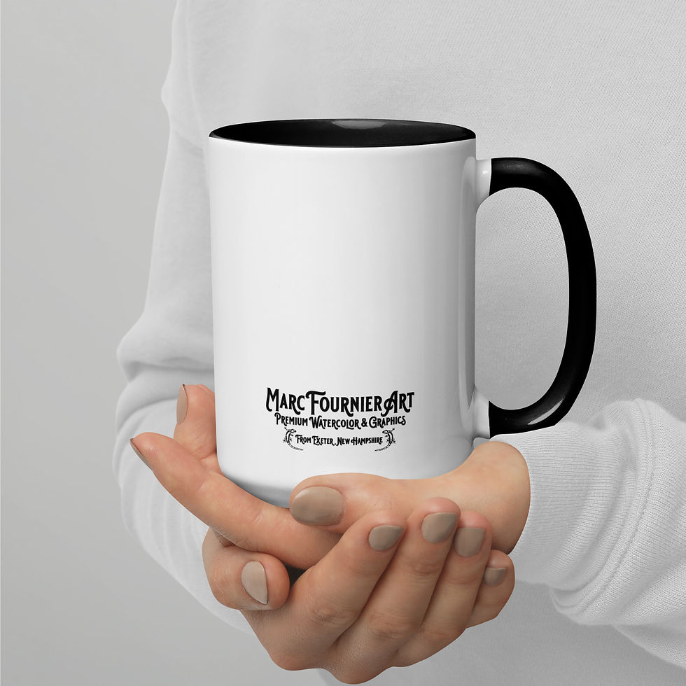 Thumbnail: Bear Cutout of Wilderness Scene Ceramic Mug