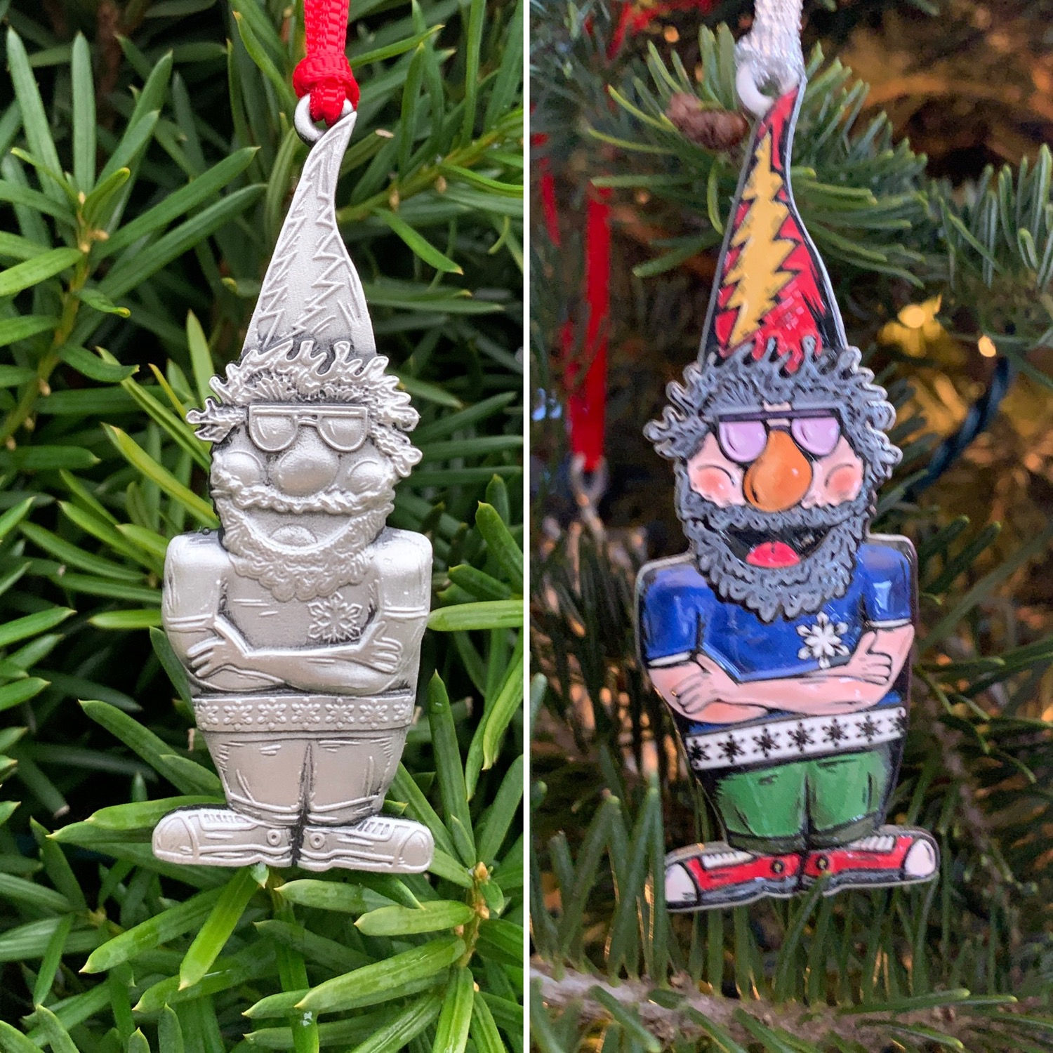 Jerry Gnome 3” Pewter Ornament