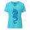 Thumbnail: Bolt Seahorse Blue Version Tattoo Women’s Relaxed Bella + Canvas V-neck T-shirt