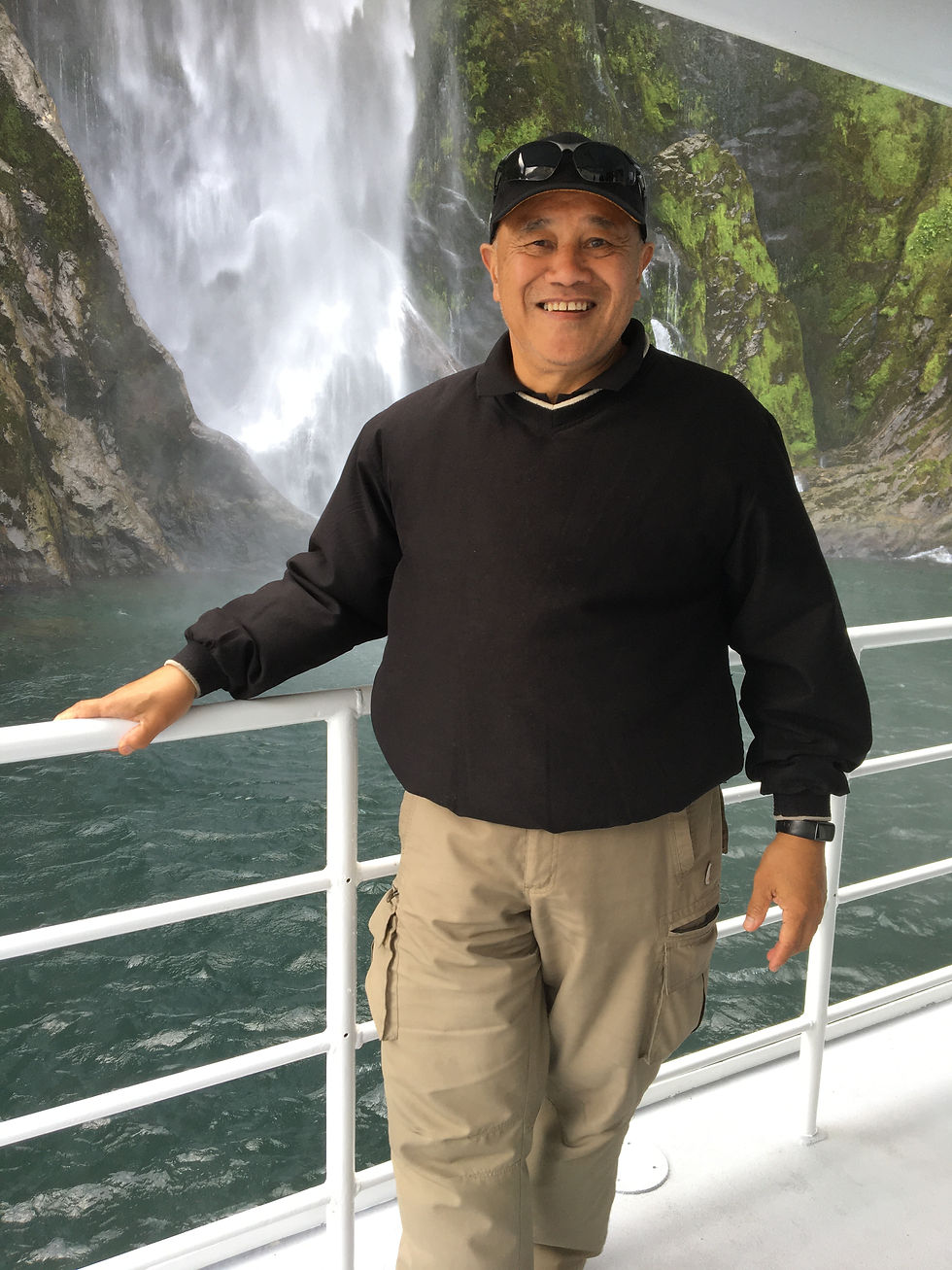 Personal fitness training on holiday in Milford Sound