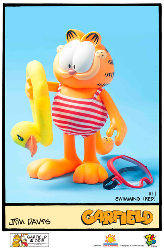 ガーフィールド カヴェマンマスターシリーズ ソフビ Garfield - Master Series 11 (Swimming Red) | store