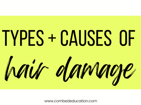 Types + Causes of Hair Damage