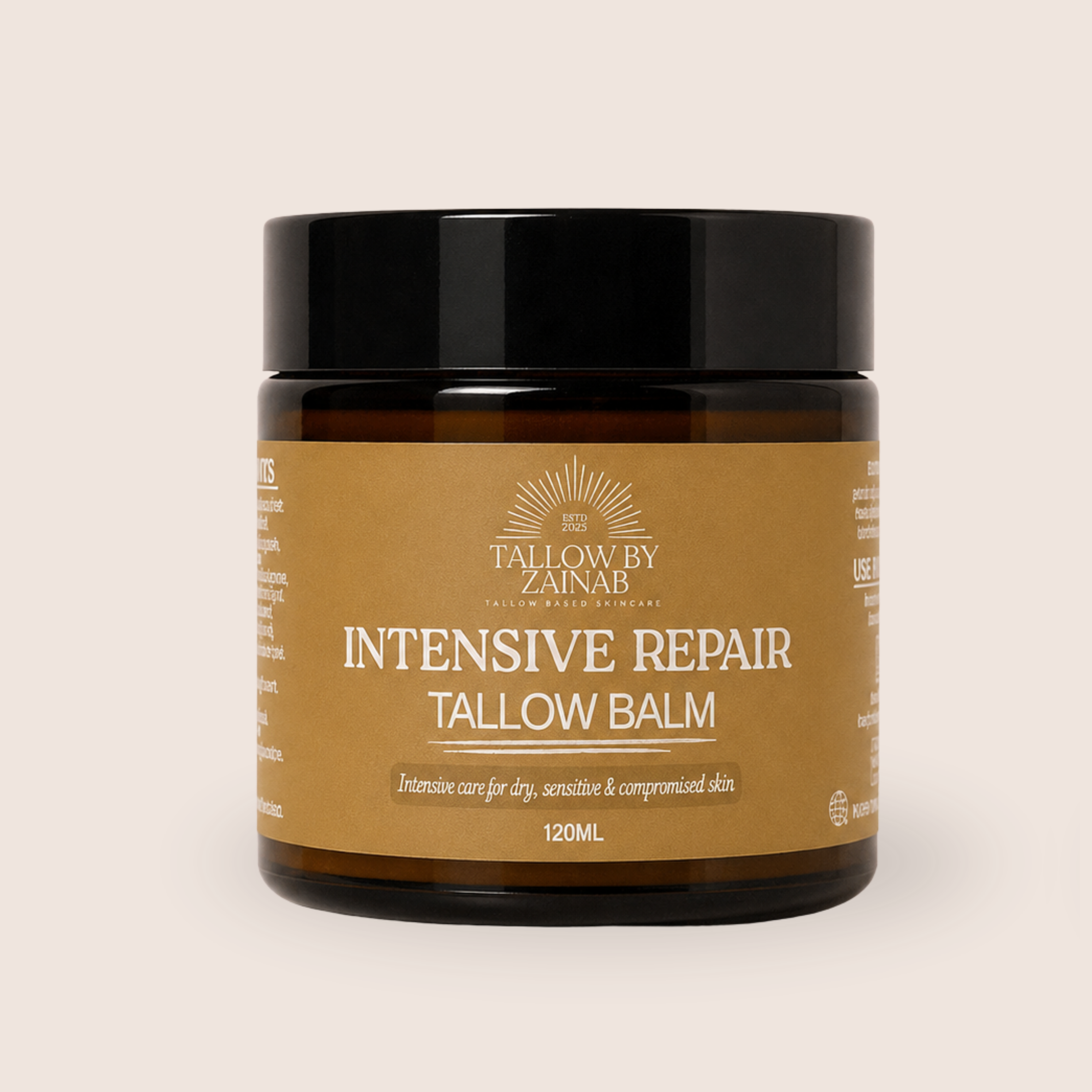 Intensive Repair Beef Tallow Balm – Barrier Balm for Dry & Sensitive Skin
