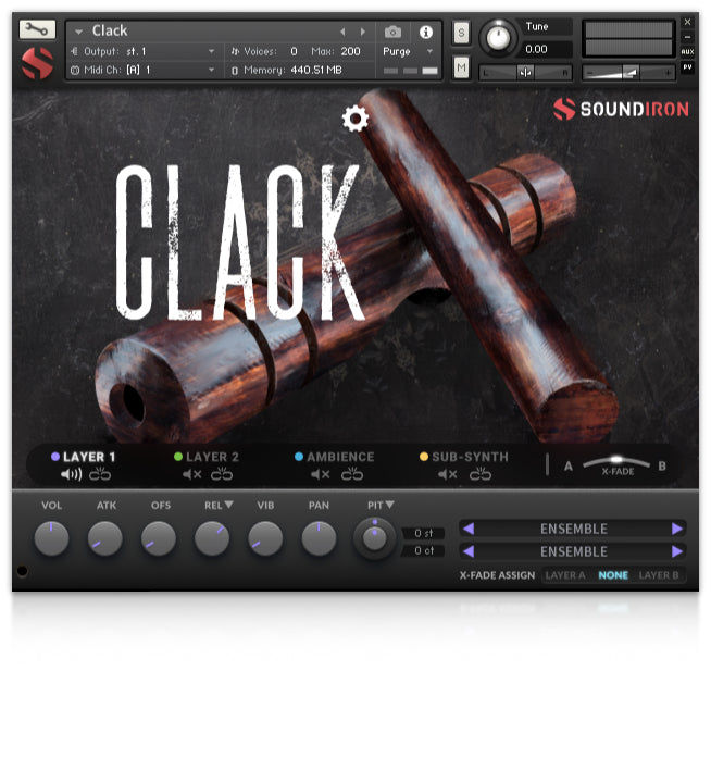 Thumbnail: Soundiron Clack - wooden auxillary percussion for Kontakt