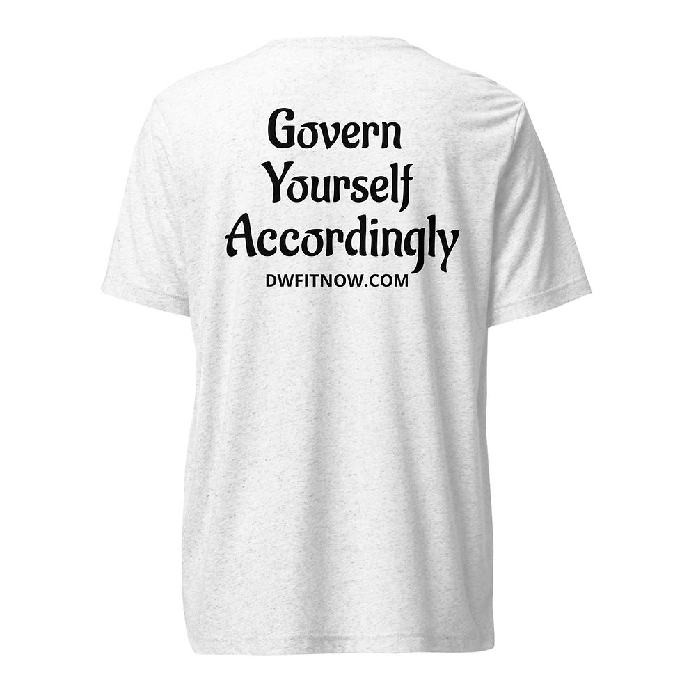 Thumbnail: Govern Yourself Accordingly Short Sleeve