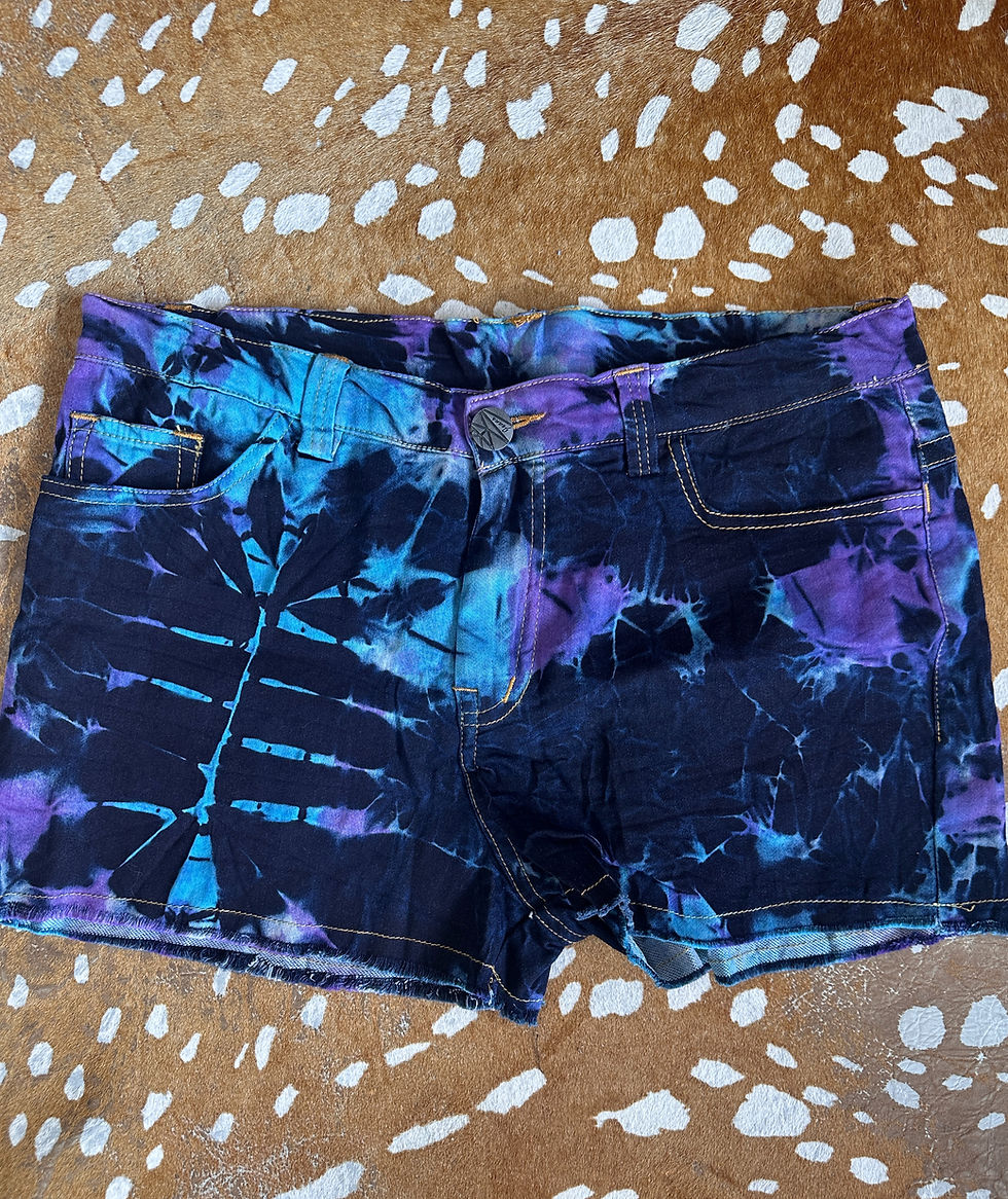 Thumbnail: Tye Dye Denim Shorts