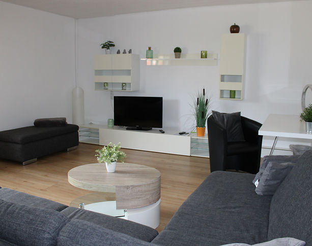 wohnzimmer mit couch und wohnlandschaft