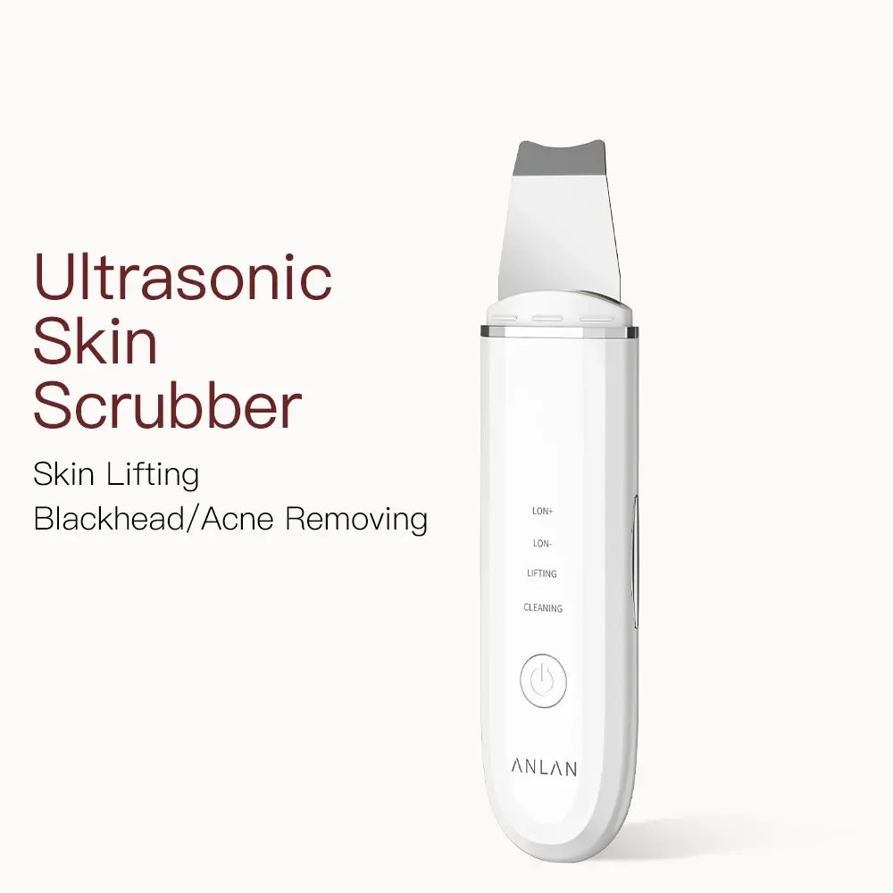 ANLAN Ultrasonic Skin Scrubber Deep Cleaning Peeling Shovel Limpiador Facial