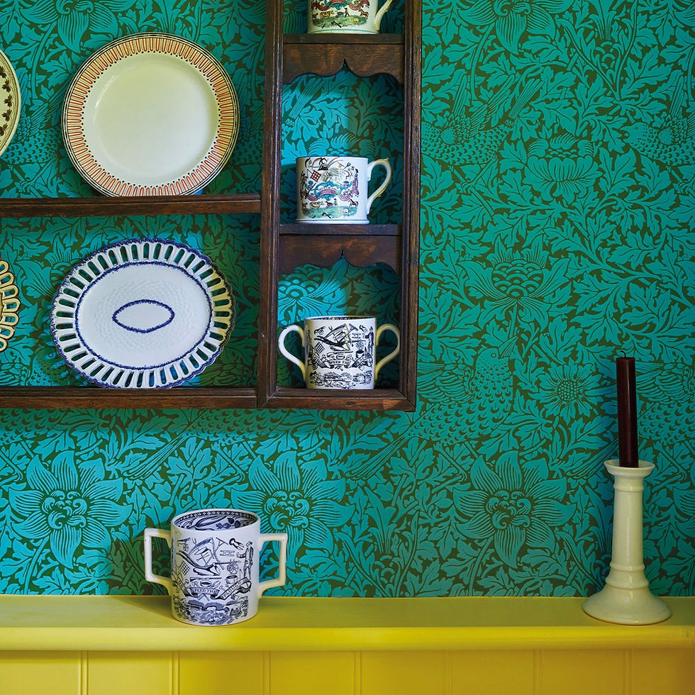 Thumbnail: Morris & Co Bird & Anemone Wallpaper