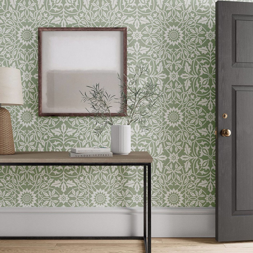 Thumbnail: Morris & Co St James Ceiling Wallpaper