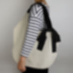 アシメントリーマキシバッグ(ベージュ)