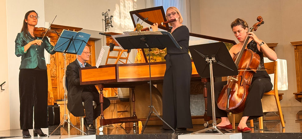 Der Verein Kirchenmusik Zug veranstaltete am Dienstag, dem 29. Juni 2025, in der Kirche St. Felix und Regula ein Konzert mit dem Titel „Das Musikalische Opfer BWV 1079“ von Johann Sebastian Bach.