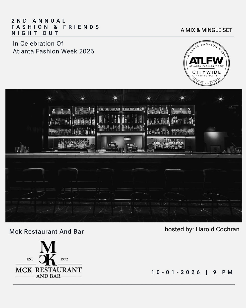 2nd Annual Fashion & Friends Night Out / ATLFW Citywide Partner