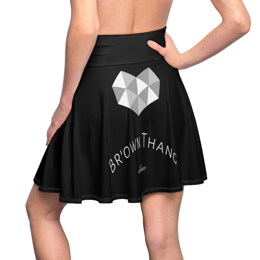 Urtrillionaire Br'own Women's Skater Skirt