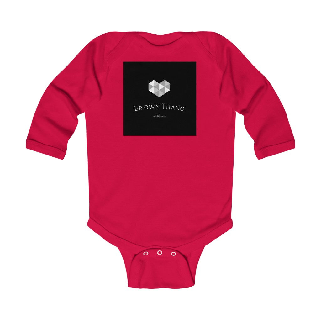 Br'own Infant Long Sleeve Bodysuit