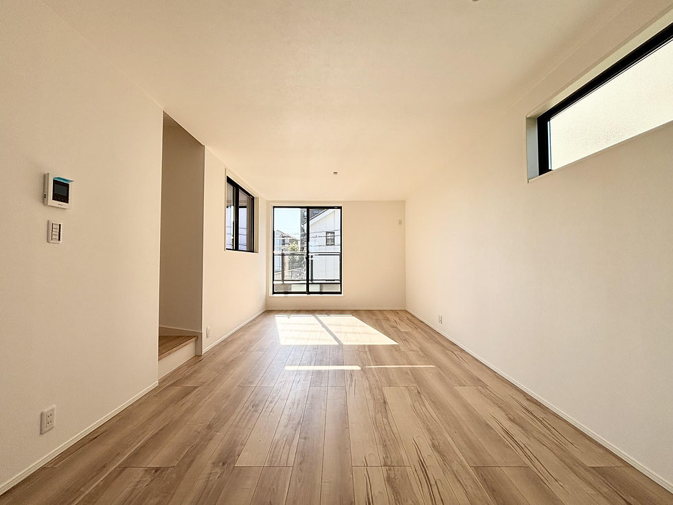 南側から日が入るLDK