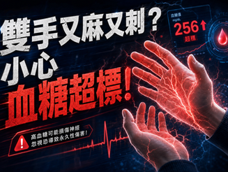 【手麻系列(三)】雙手刺痛如火燒?警惕糖尿病周圍神經病變的中醫調治法-糖尿病手麻