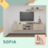 Centro de Entretenimiento Sofía 190cm x 180cm