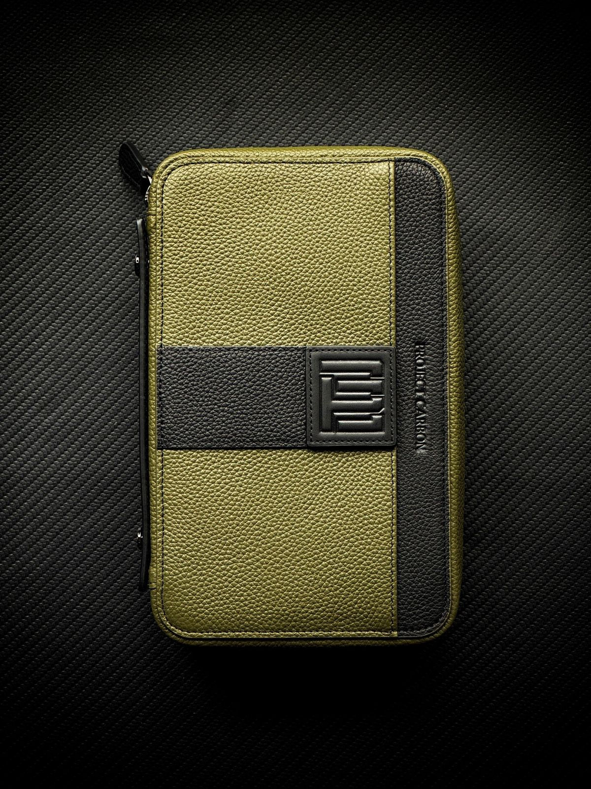 LEATHER SERIES - OD GREEN TRAVEL CASE