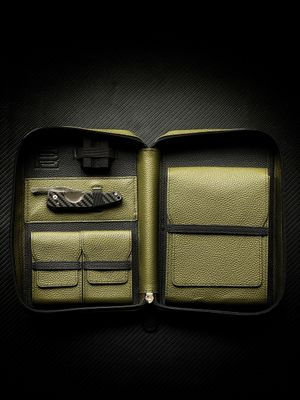 Миниатюра: LEATHER SERIES - OD GREEN TRAVEL CASE