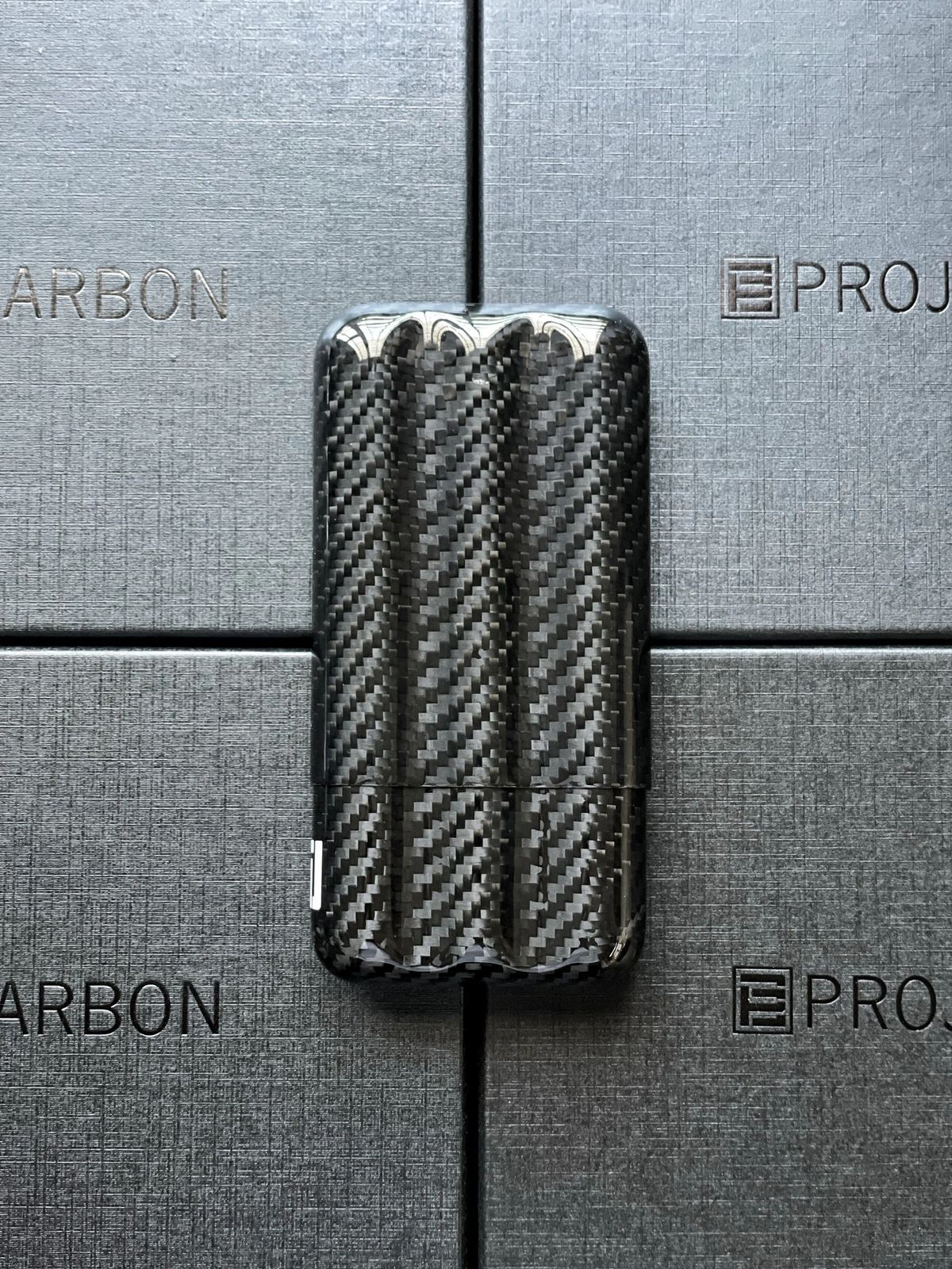 4K REAL CARBON FIBER 3 FINGER CASE